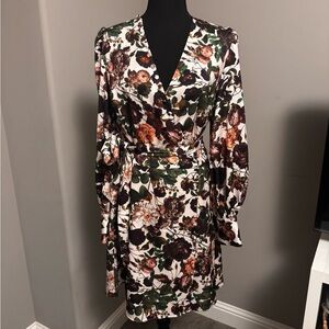 Alexia Admor Wrap Dress w/ long sleeves